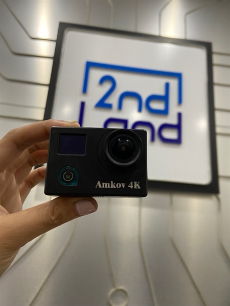 Camera hành trình Amkov 4k - Màu đen - Ngoại hình: 97% - Màn trầy - Kèm pin