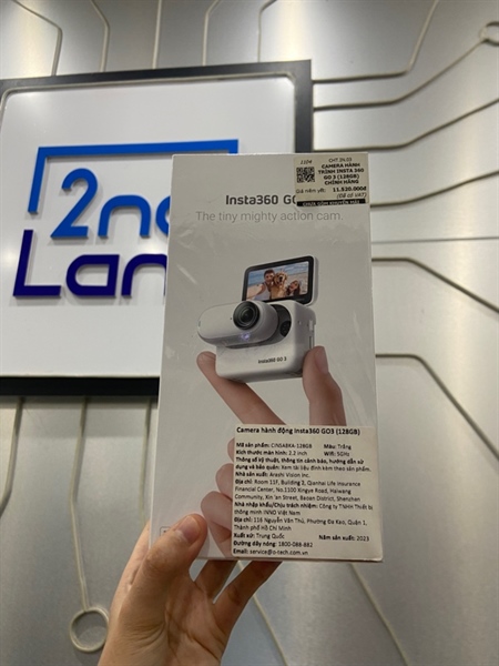 Camera hành trình Insta 360 Go 3 - 128GB - Màu trắng - Ngoại hình: 97% - FullBox 3