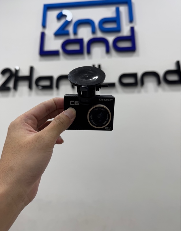 Camera hành trình Vietmap C6 - Màu đen - Ngoại hình 97% - Kèm dây kết nối + Thẻ vietmap 16GB