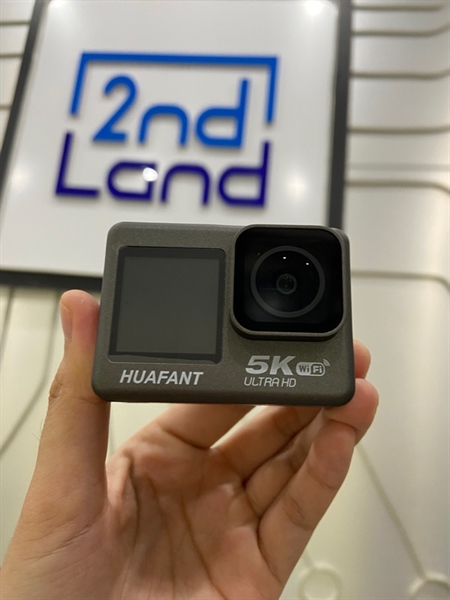 Camera Huafant 5K Ultra HD - Màu xám - Ngoại hình: 98% - Kèm đủ phụ kiện + thẻ nhớ 128GB