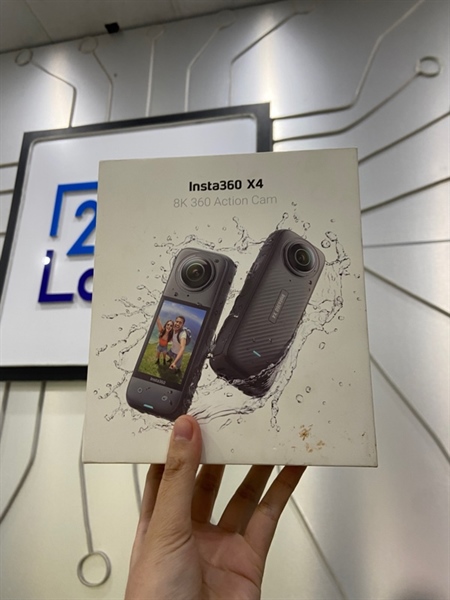 Camera Insta 360 X4 - Màu đen - Ngoại hình: 98% - Kèm sạc + ốp + 1 pin zin + 2 pin telesin + Box