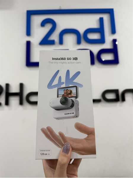 Camera Insta360 Go 3S - Bản Standard - 128GB - Màu trắng - Ngoại hình 98% - Kèm Box , cáp sạc