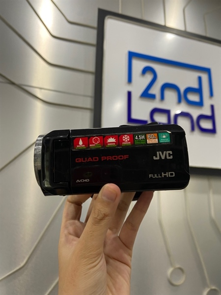Camera JVC Camcorder GZ-R10BU - Màu đen - Ngoại hình: 97% - Kèm túi + sạc