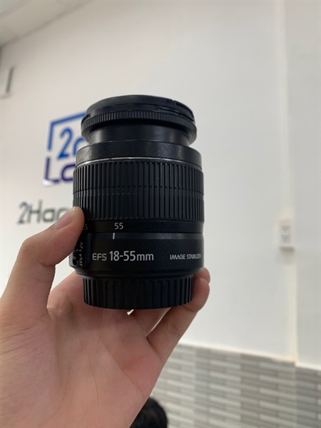 Canon EF-S 18-55mm - F/3.5-5.6 IS STM - Màu đen - Ngoại hình: 97% - Body