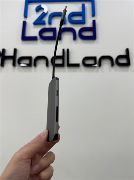 Cáp chuyển đổi HyperDrive SLIM 8-in-1 USB-C Hub - Màu bạc - Ngoại hình 97% - Body 1