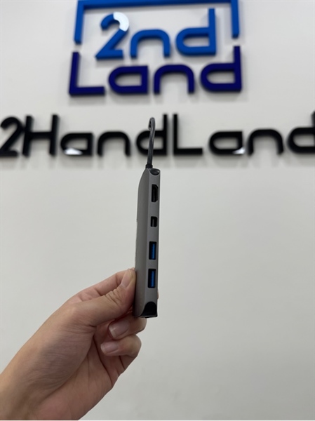 Cáp chuyển đổi HyperDrive SLIM 8-in-1 USB-C Hub - Màu bạc - Ngoại hình 97% - Body 2