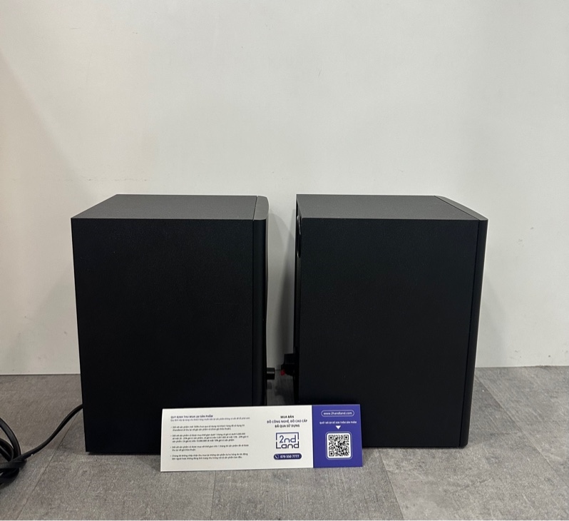 Cặp Loa kiểm âm Edifier MR4 - Công suất 42W - Màu đen - Ngoại hình 97% - Kèm box + Dây kết nối + Nguồn