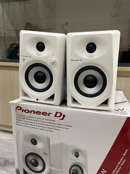 Cặp loa Pioneer DJ DM-40 BT-W - Màu trắng - Ngoại hình: 97% - Dán skin - FullBox 1