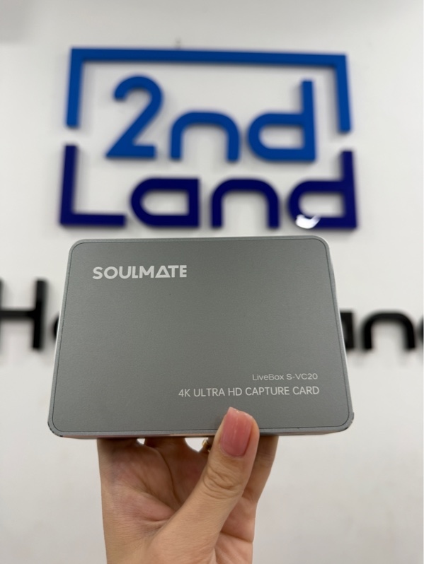 Capture card Soulmate LiveBox S-VC20 - Màu bạc - Ngoại hình 98% - Kèm dây