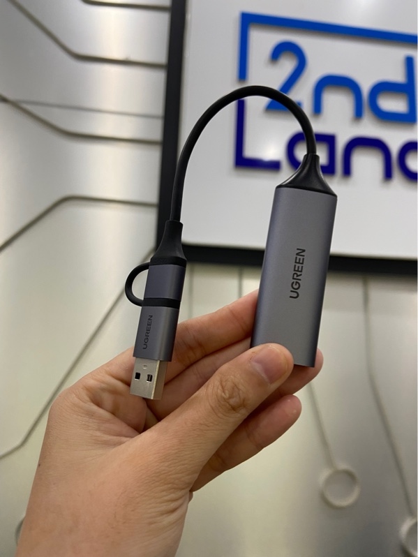 Capture Card Ugreen CM716 - Màu xám - Ngoại hình: 98% - Body