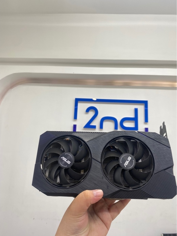 Card Asus dual RTX 2060 EVO - 6gb - Màu đen - Ngoại hình 97% - sét nhẹ - Body