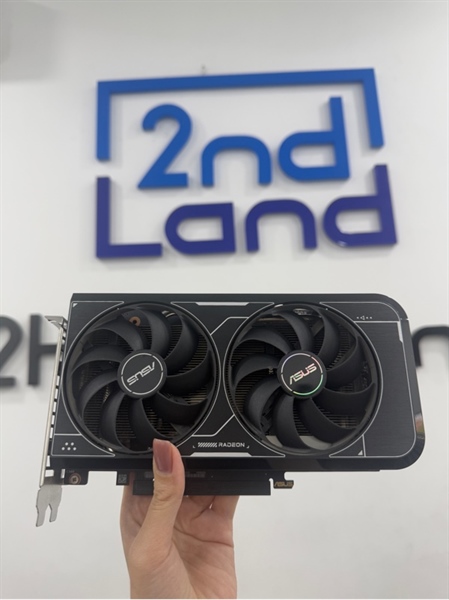 Card đồ họa Asus AMD Radeon RX6600 - 8GB - V3 - Màu đen - Ngoại hình 98% - Kèm Box 1