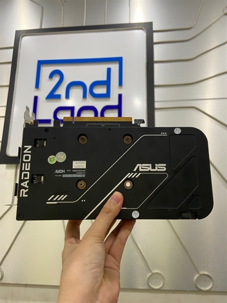 Card đồ họa Asus AMD Radeon RX6600 8GB-V3 - Màu đen - Ngoại hình: 98% - Kèm Box 2