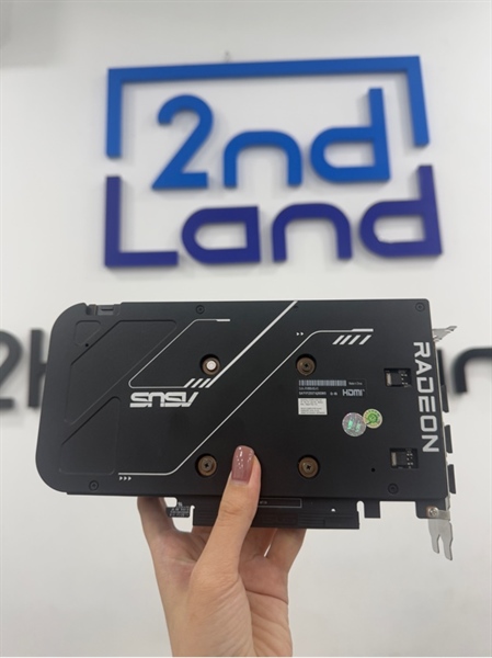 Card đồ họa Asus AMD Radeon RX6600 - 8GB - V3 - Màu đen - Ngoại hình 98% - Kèm Box 3