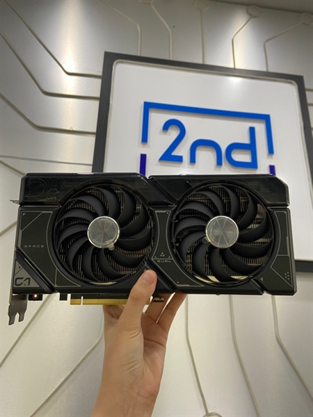 Card đồ họa Asus Dual Geforce RTX 4070 12GB GDDR6X - Màu đen - Ngoại hình: 98% - Body - Còn bảo hành hãng đến 27/03/2026