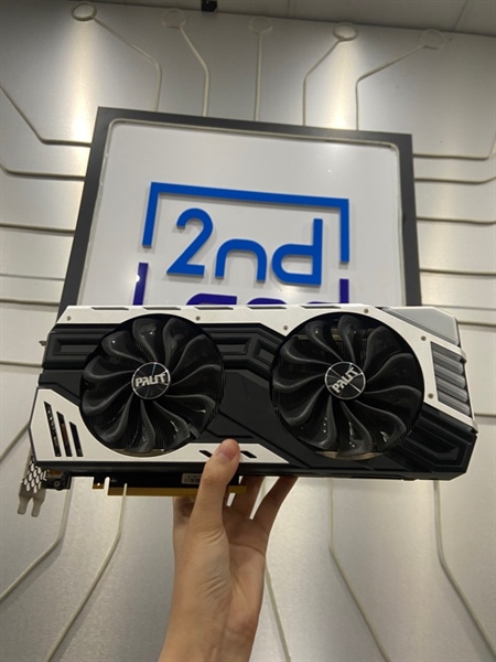 Card đồ họa Palit RTX 2070 Super JS - 8GB DDR6 - 256 Bit - 2 Fan QSD - Màu đen - Ngoại hình: 98% - Body