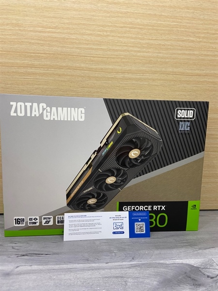 Card đồ hoa Zotac Gaming Geforce RTX 5080 - 16GB - GDR 7 - 256 Bit - Màu đen - Newseal