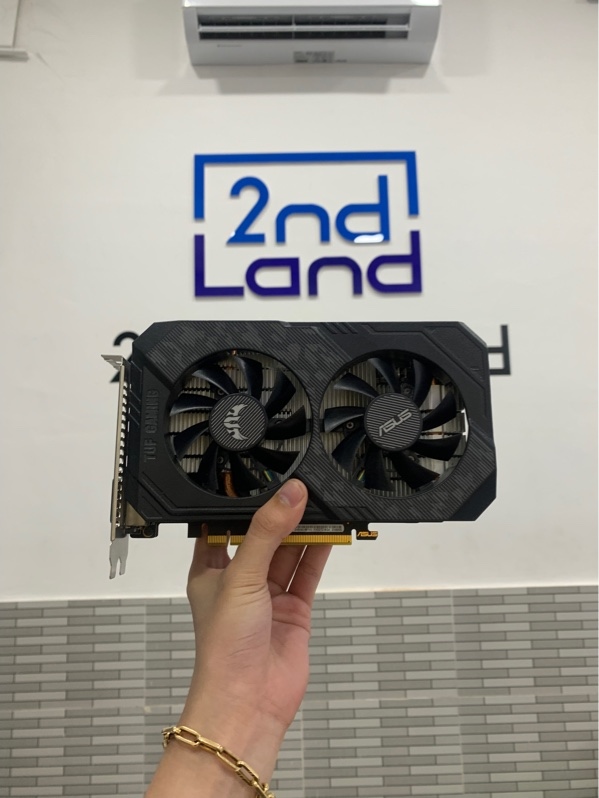 Card màn hình Asus Tuf gaming Geforce GTX 1660 Super 6G GDDR6 OC Edition - Màu đen - Ngoại hình: 97% - Box