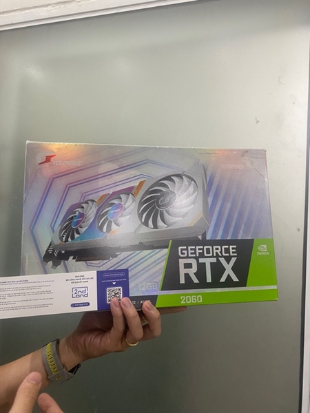 Card màn hình RTX2060 Ultra W 12G - Màu đen - Ngoại hình: 98% - Kèm hộp