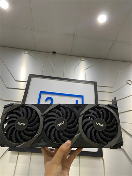 Card màn hình Ventus 3X Gerforce RTX 3070 Ti - 8GB OC DDR6 - Màu đen - Ngoại hình: 98% - Kèm Box 1