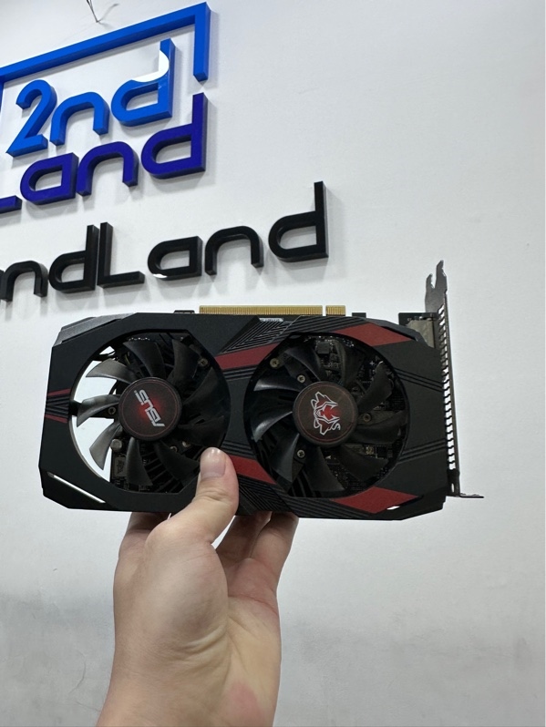 Card màn hình VGA ASUS GTX 1050Ti 4GB - Màu đen - Ngoại hình 97% - Body