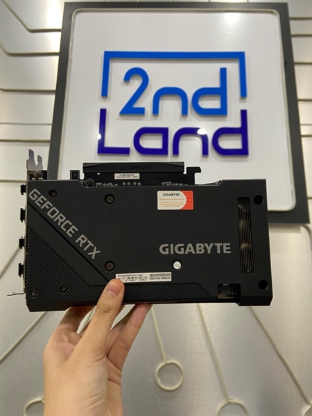 Card VGA Gigabyte Geforce RTX 3060 WindForce OC 12GB - 2 cổng : DP + HDMI - Màu đen - Ngoại hình: 99% - Kèm Box - Còn bảo hành hãng T3/2028 1