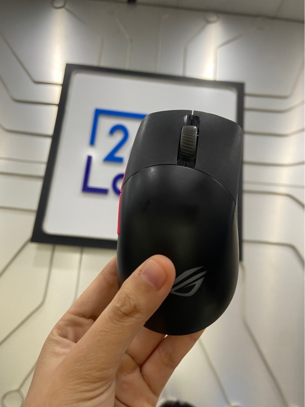 Chuột Asus Rog Keris Wireless - 3 mode kết nối (dây, 2.4hz, bluetooth) - Màu đen - Ngoại hình: 98% - Kèm receiver