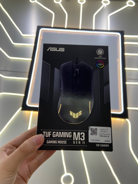 Chuột Asus Tuf Gaming M3 Gen 2 - 1 Mode - Màu đen - Ngoại hình: 98% - FullBox