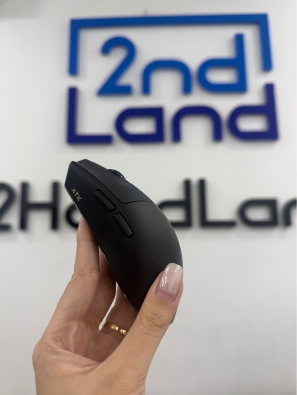 Chuột ATK X1 Pro max - 3 mode - Màu đen - Ngoại hình 98% - đã dán feet - Kèm 1 dây usb-c , 1 receiver