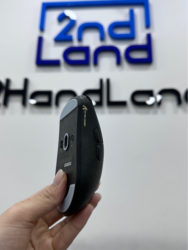 CHUỘT ATTACK SHARK R11 ULTRA - 3 mode: dongle + dây + bluetooth - Màu đen - Ngoại hình 97.5% - Fullbox