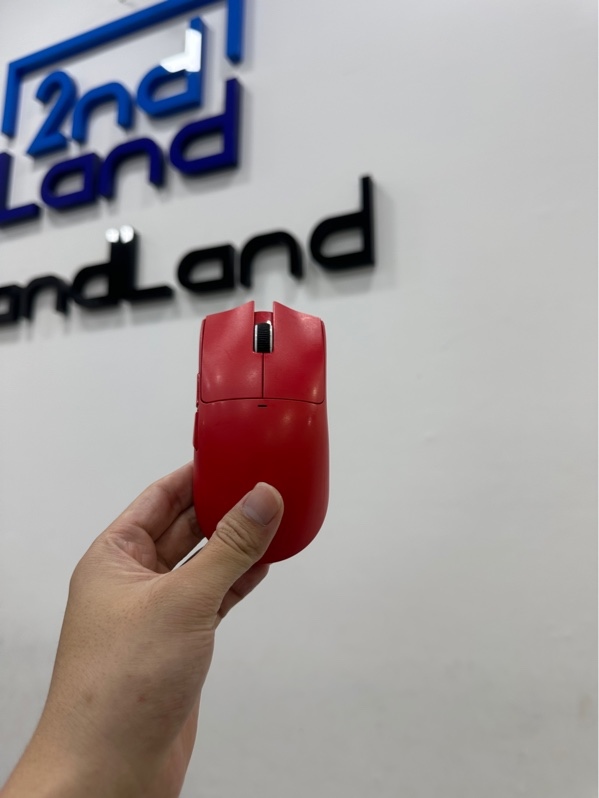 Chuột ATTACK SHARK X11 - 3 mode - Màu đỏ - Ngoại hình 97% - Kèm reciver + Dây kết nối (Thiếu dock sạc)