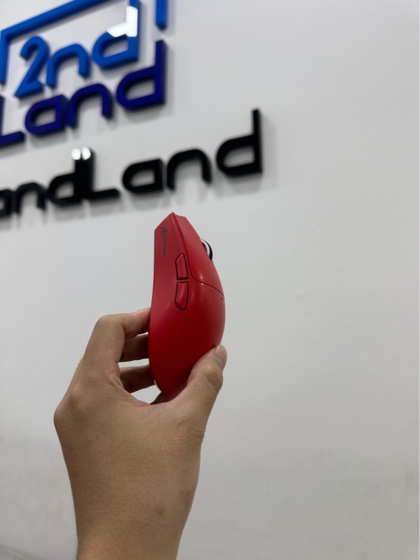 Chuột ATTACK SHARK X11 - 3 mode - Màu đỏ - Ngoại hình 97% - Kèm reciver + Dây kết nối (Thiếu dock sạc)