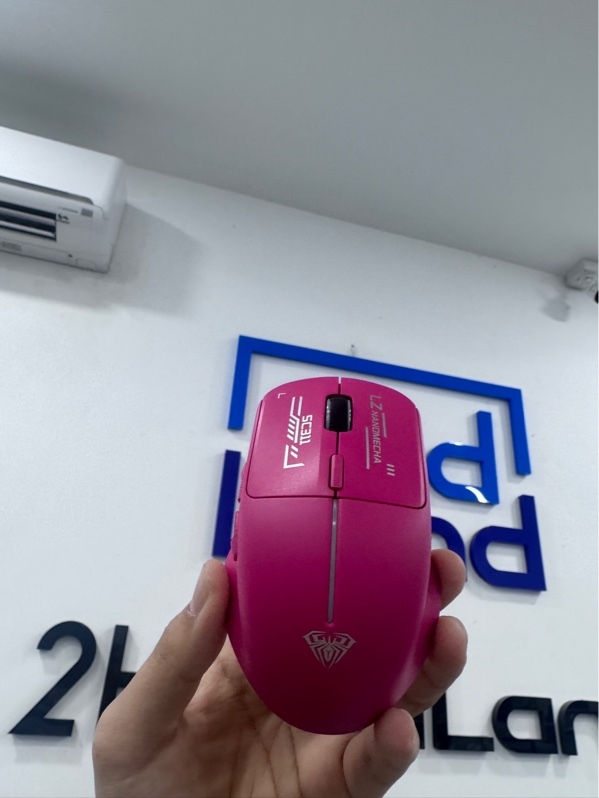 Chuột AULA SC311 - 3 mode - Màu hồng - Ngoại hình 99% - New open box