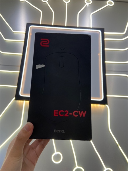 Chuột BenQ EC2-CW - 2 Mode (dây/2.4G) - Màu đen - Ngoại hình: 97% - FullBox