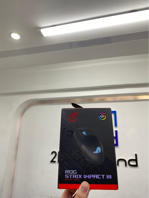 Chuột chơi game có dây Asus ROG Strix Impact III - Màu đen - Newseal