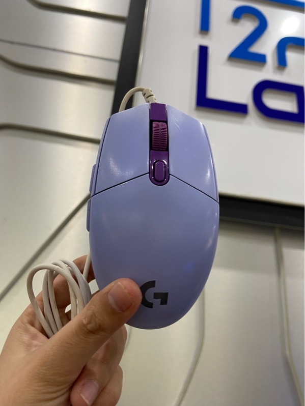 Chuột Chơi Game Có Dây Logitech G203 LIGHTSYNC - 1 Mode USB - Led RGB - Màu tím - Ngoại hình: 97% - Xước dăm - Body