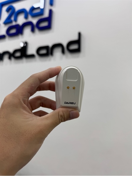 Chuột chơi game không dây Dareu EM901X RGB - 2 mode : Dây , receiver - Màu xanh trắng - Ngoại hình 97% - Kèm receiver + Dock sạc + Dây kết nối 3