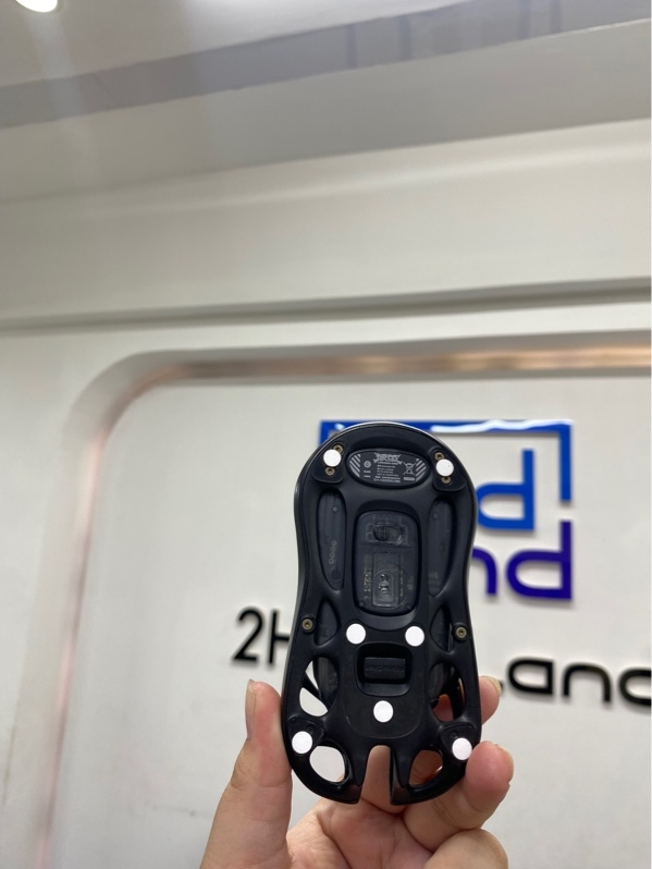 Chuột chơi game không dây GravaStar Mercury M2 - 3 mode bluetooth/5.1, 2.4/ dây - Màu đen - Ngoại hình 97.5% - Kèm receiver