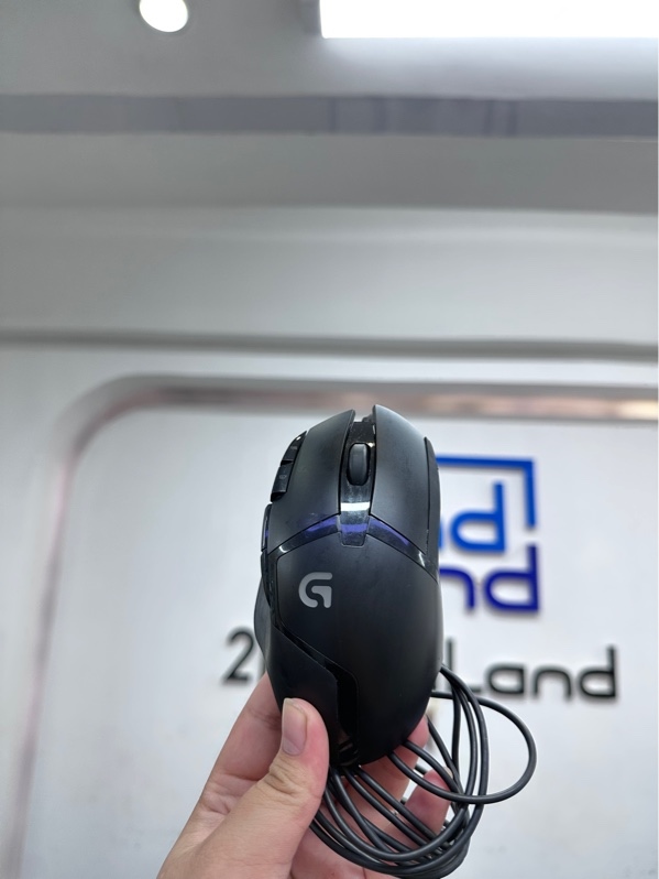Chuột có dây Logitech G402 - Màu đen - Ngoại hình 97% - Rách sao cu đệm tay - Body