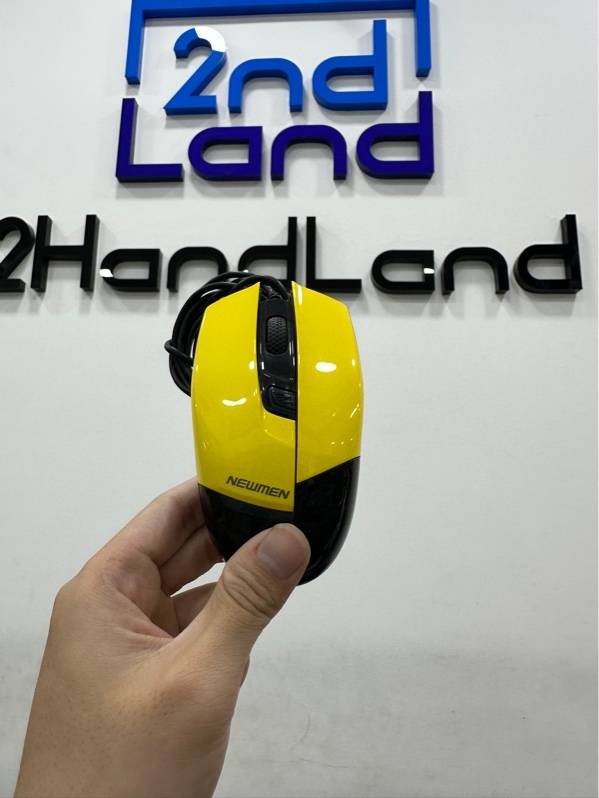 Chuột có dây Newmen G10+ - 1 mode : dây - Màu vàng đen - Ngoại hình 97% - Trầy - Body