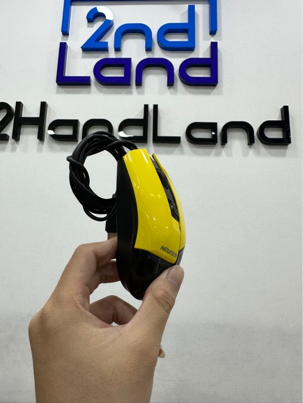 Chuột có dây Newmen G10+ - 1 mode : dây - Màu vàng đen - Ngoại hình 97% - Trầy - Body