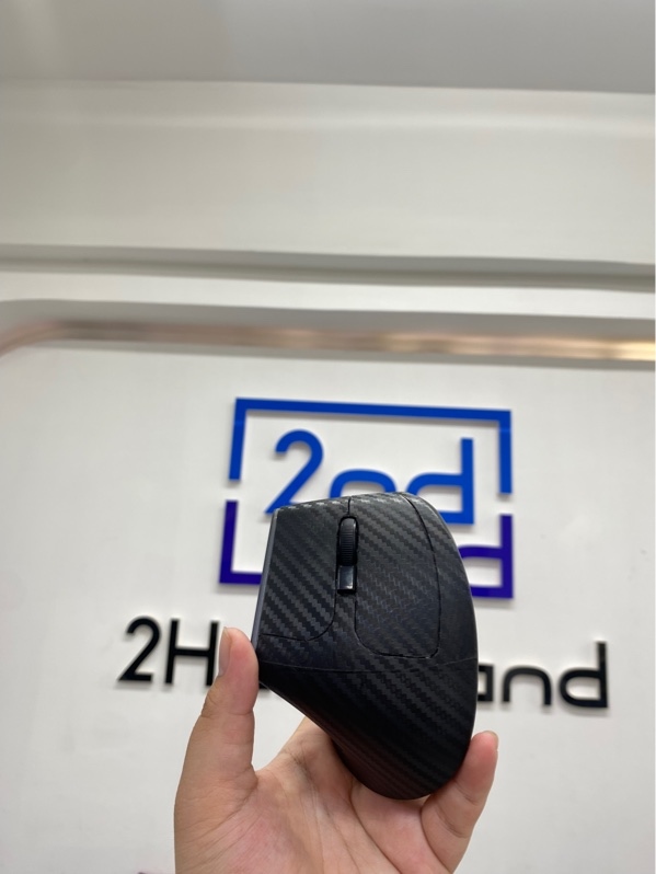 Chuột công thái học-Deluxe M618DB - Màu đen - Ngoại hình 98% - Kèm receiver, 3 mode - body