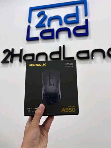 Chuột DareU A950 3 Mode Wireless Star Black - 3 mode - Màu đen - Ngoại hình 3