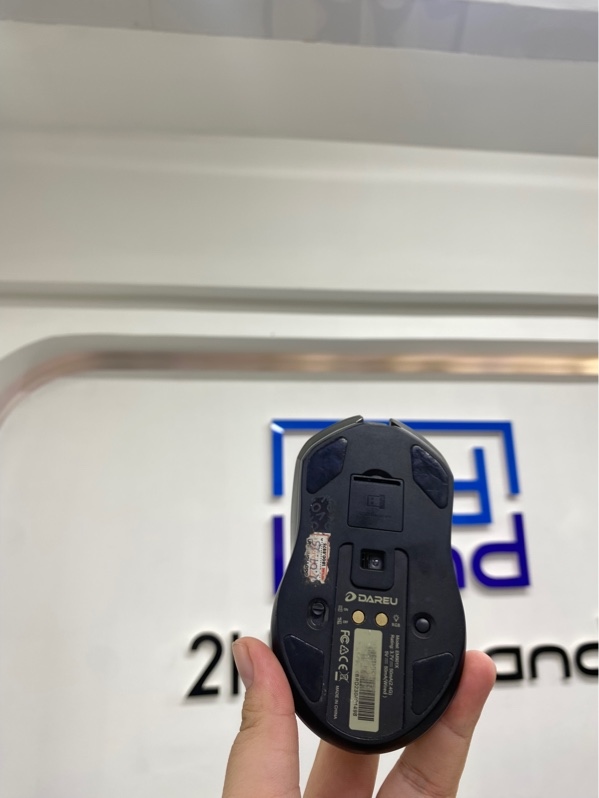 Chuột Dareu EM901X - 2 mode (dây/ 2.4G) - Màu đen - Ngoại hình 97% - Kèm receiver, dây usb-C, dongle