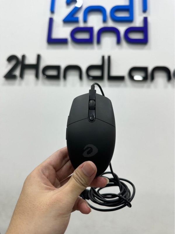 Chuột DareU Không dây EM911T RGB - 3 mode - Màu đen - Ngoại hình 97% - Kèm box + Dây + Receiver