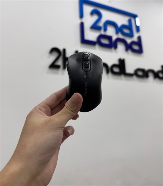 Chuột Dareu LM115G - 1 mode : receiver - Màu đen - Ngoại hình 97% - Kèm receiver