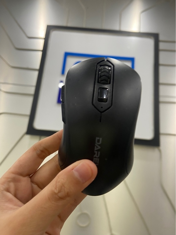 Chuột Dareu LM115G - Màu đen - Ngoại hình: 97% - Kèm receiver