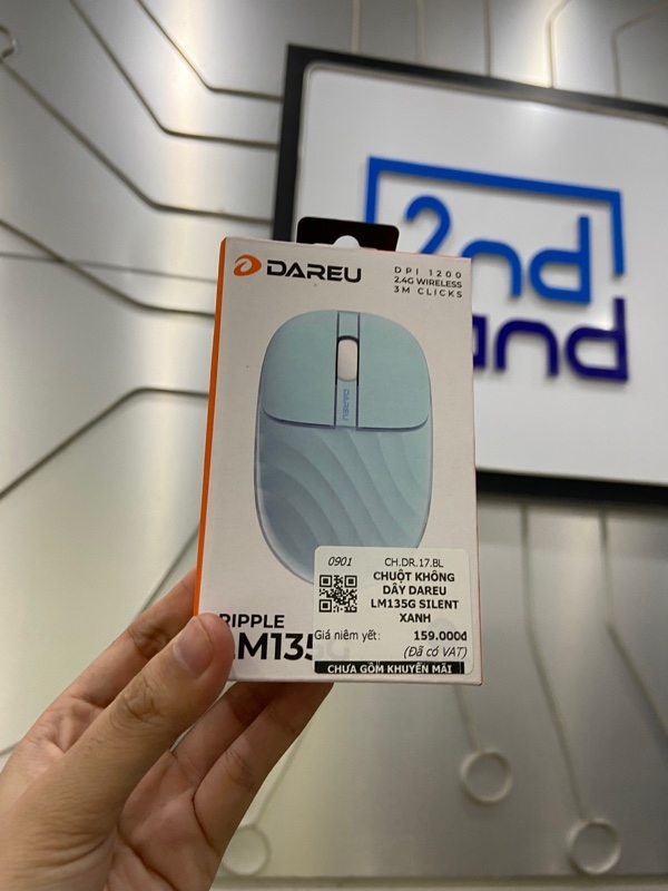 Chuột Dareu LM135G - Màu xanh - OpenBox