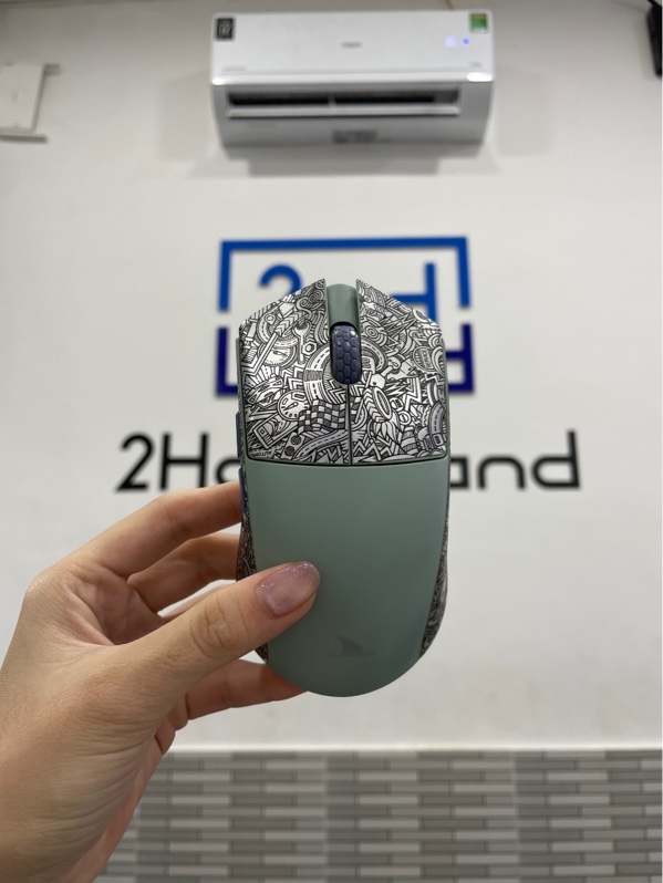 Chuột Darmoshark M3 Pro Kiran Three Mode Gaming Mouse - Màu xanh - Ngoại hình: 97% - Box, kèm dongle 4k