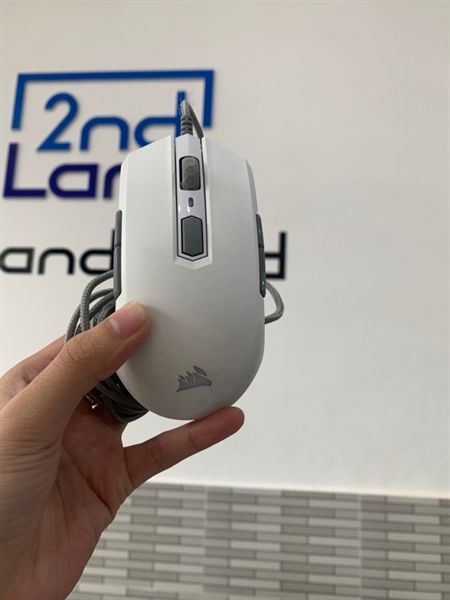 Chuột dây Corsair M55 RGB Pro - Màu trắng - Ngoại hình: 97% - Body